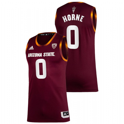 2022-23 Arizona State Sun Devils DJ Horne College Basketball Maroon Jersey Men