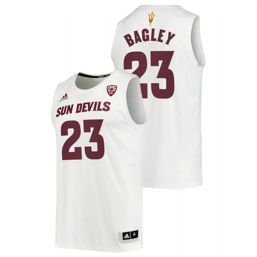 2022-23 Arizona State Sun Devils Marcus Bagley College Basketball White Jersey Men