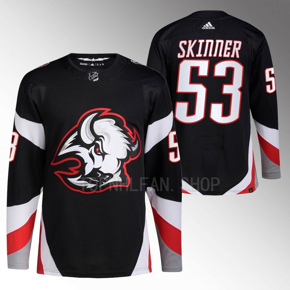 2022-23 Buffalo Sabres Jeff Skinner Black Goathead Alternate Primegreen Authentic Jersey