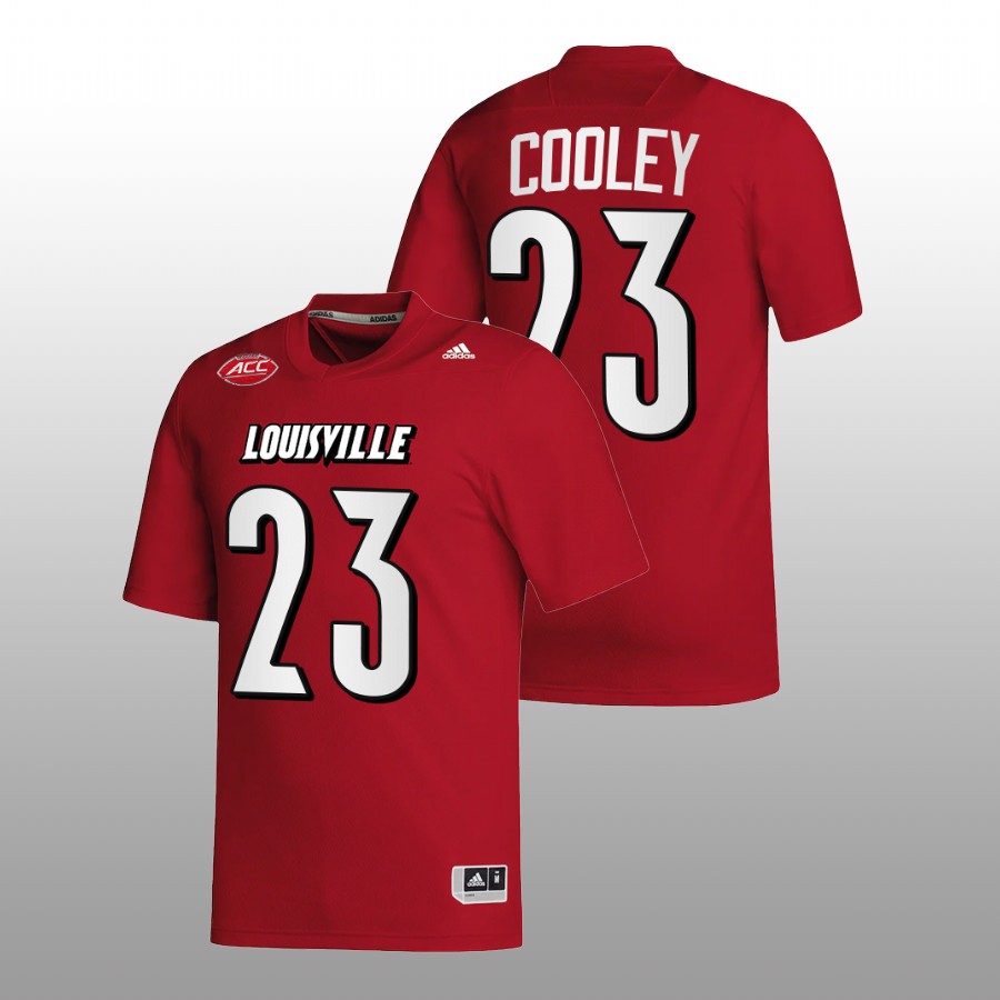 2022-23 Louisville Cardinals Trevion Cooley College Football Red Jersey NIL Replica
