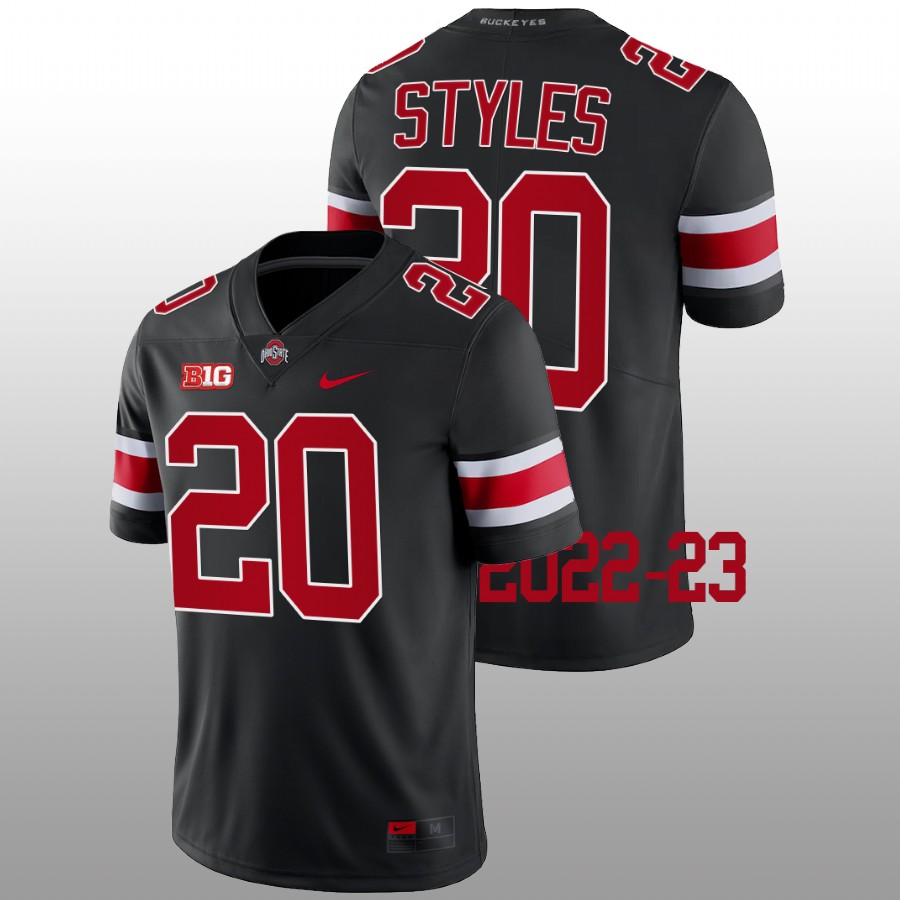 2022 23 ohio state buckeyes sonny styles black limited football jersey