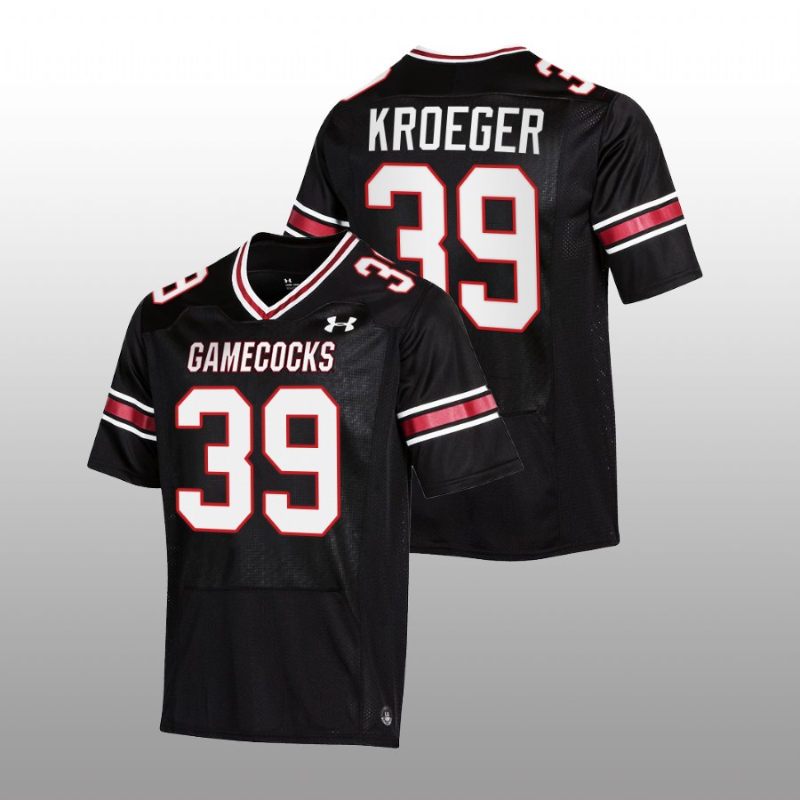 2022 23 south carolina gamecocks kai kroeger black college football nil replica jersey