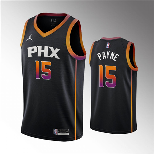 Phoenix Suns Cameron Payne Black Swingman stitched Jersey #15