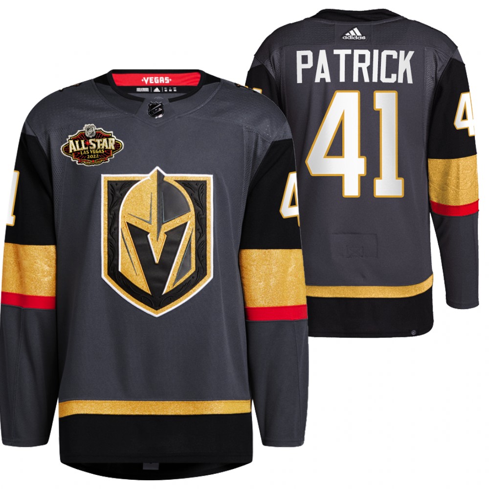 2022 All-Star Vegas Golden Knights Nolan Patrick Black Alternate Primegreen Jersey