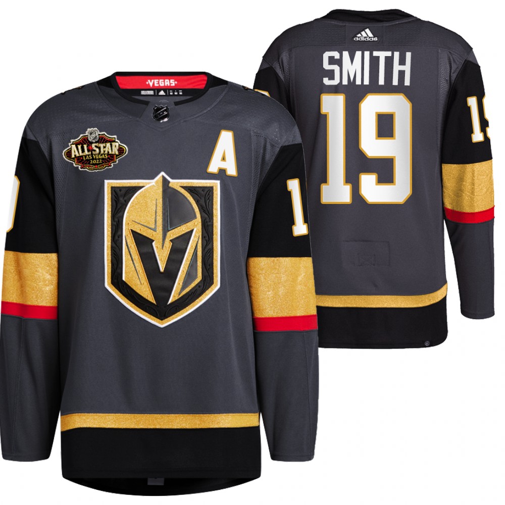 2022 All-Star Vegas Golden Knights Reilly Smith Black Alternate Primegreen Jersey