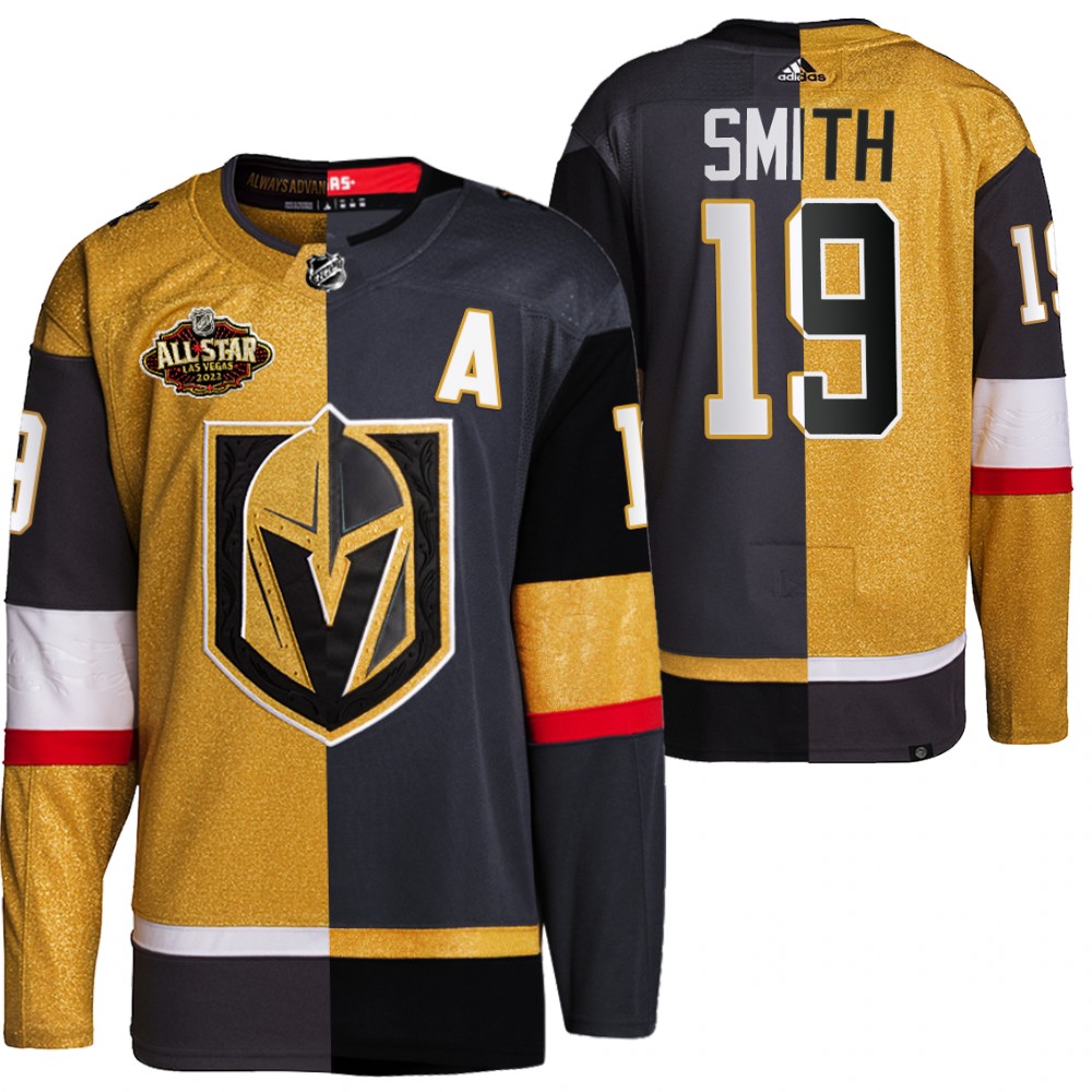 2022 All-Star Vegas Golden Knights Reilly Smith Gold Black Split Edition Jersey