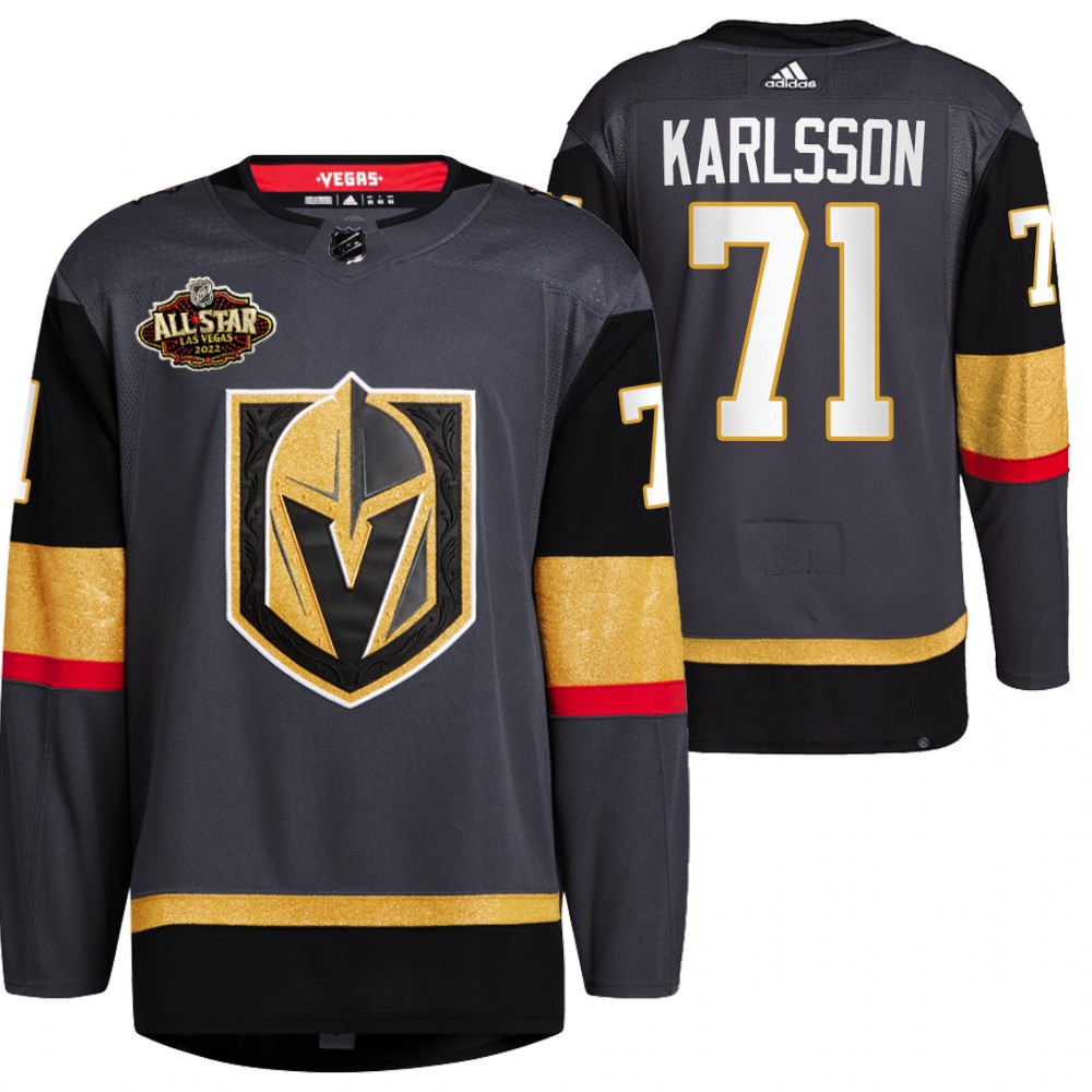 2022 All-Star Vegas Golden Knights William Karlsson Black Alternate Primegreen Jersey