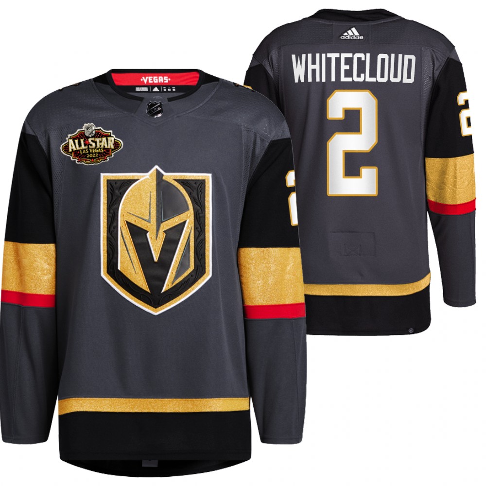 2022 All-Star Vegas Golden Knights Zach Whitecloud Black Alternate Primegreen Jersey