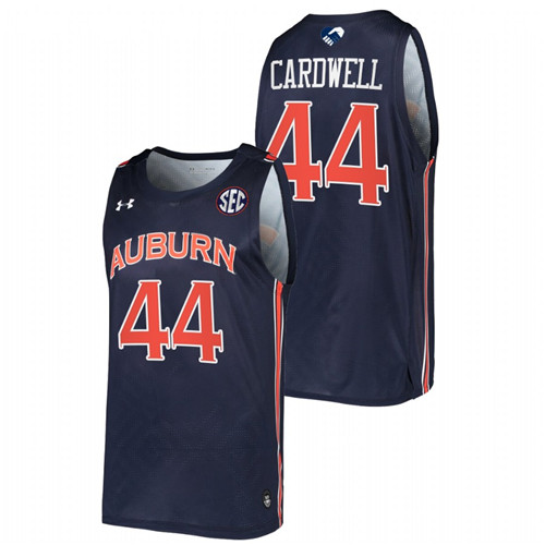 2022 Auburn Tigers Dylan Cardwell College Basketball Navy Together Jersey Men