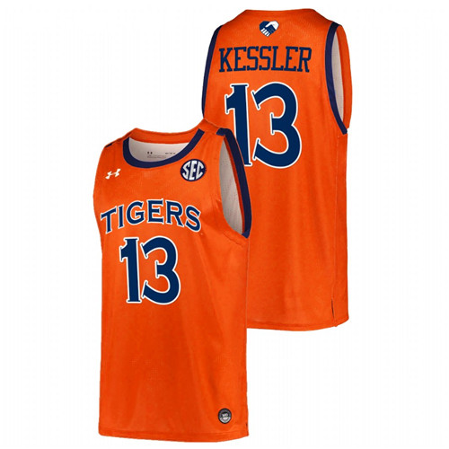 2022 Auburn Tigers Walker Kessler College Basketball Orange Unite As One Jersey Men