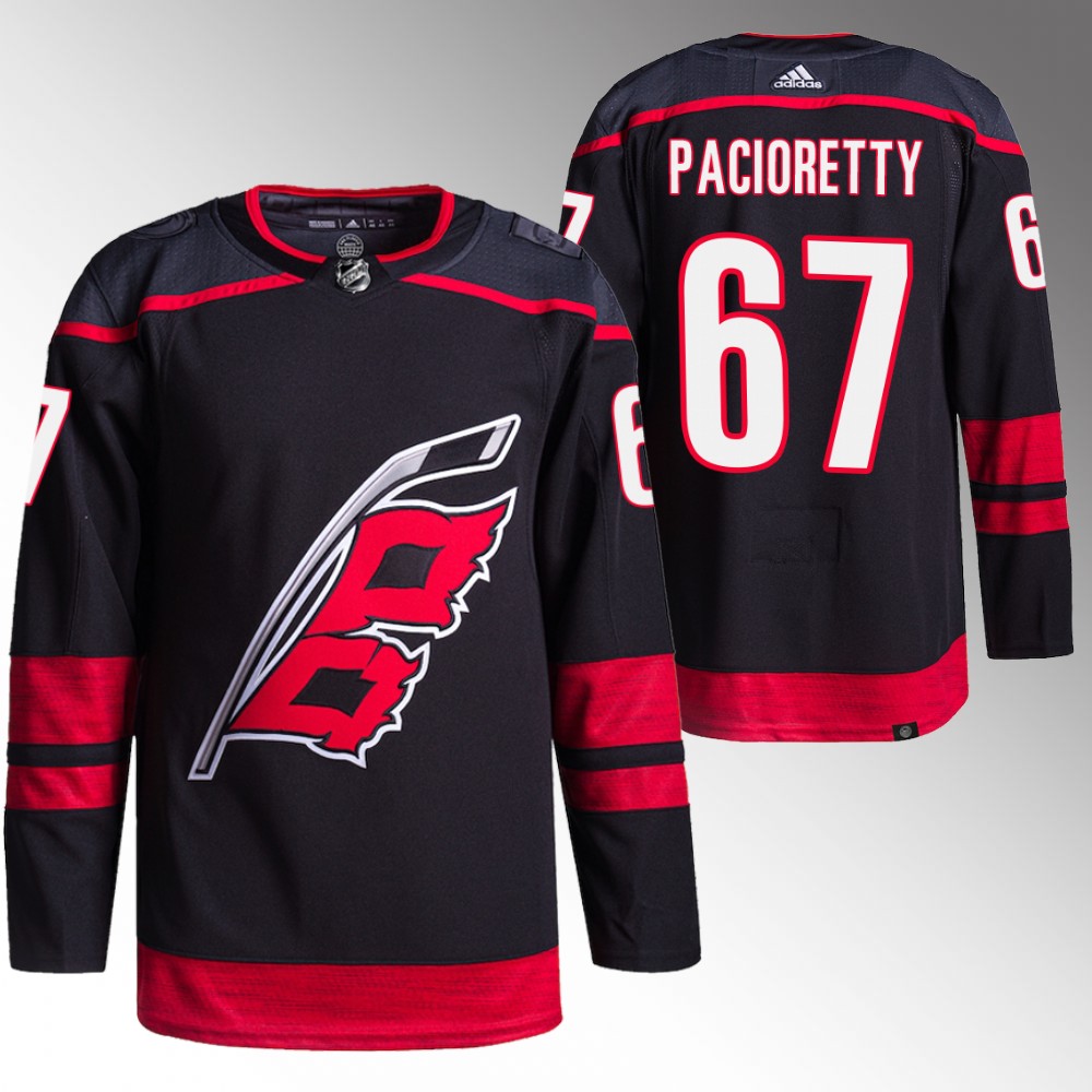 2022 Carolina Hurricanes Max Pacioretty Black Primegreen Authentic Alternate Jersey