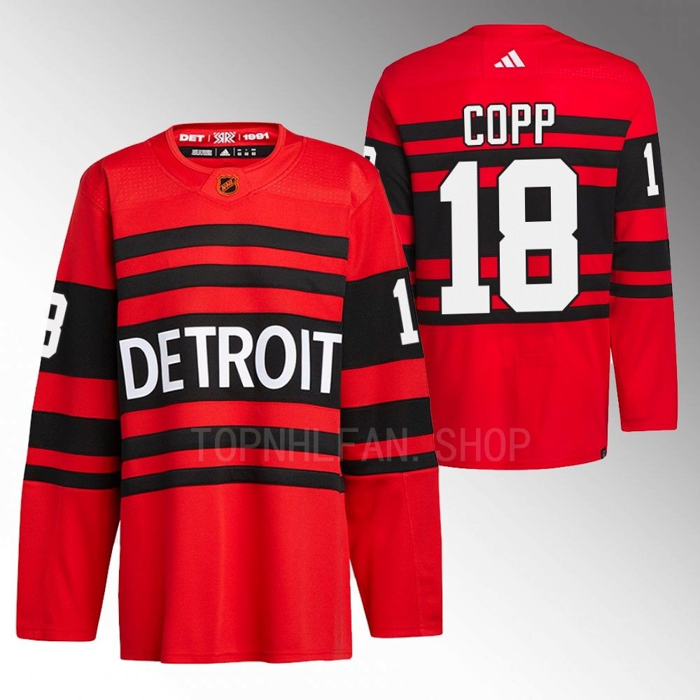 2022 Detroit Red Wings Andrew Copp Red Reverse Retro 2.0 Authentic Pro Jersey