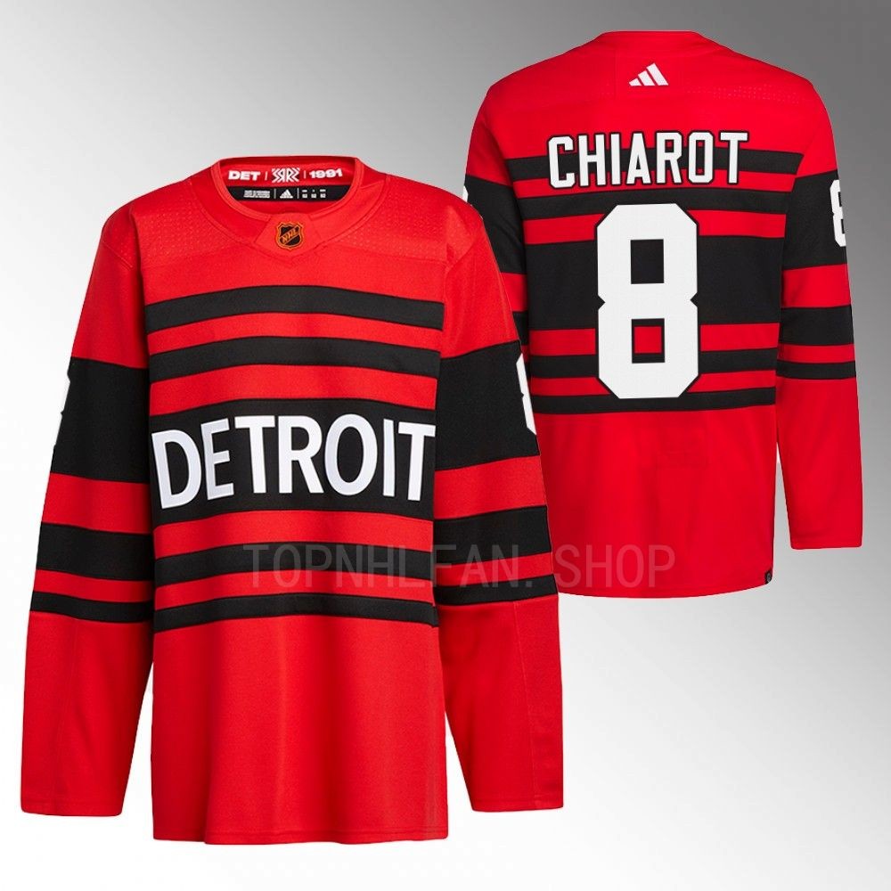 2022 Detroit Red Wings Ben Chiarot Red Reverse Retro 2.0 Authentic Pro Jersey