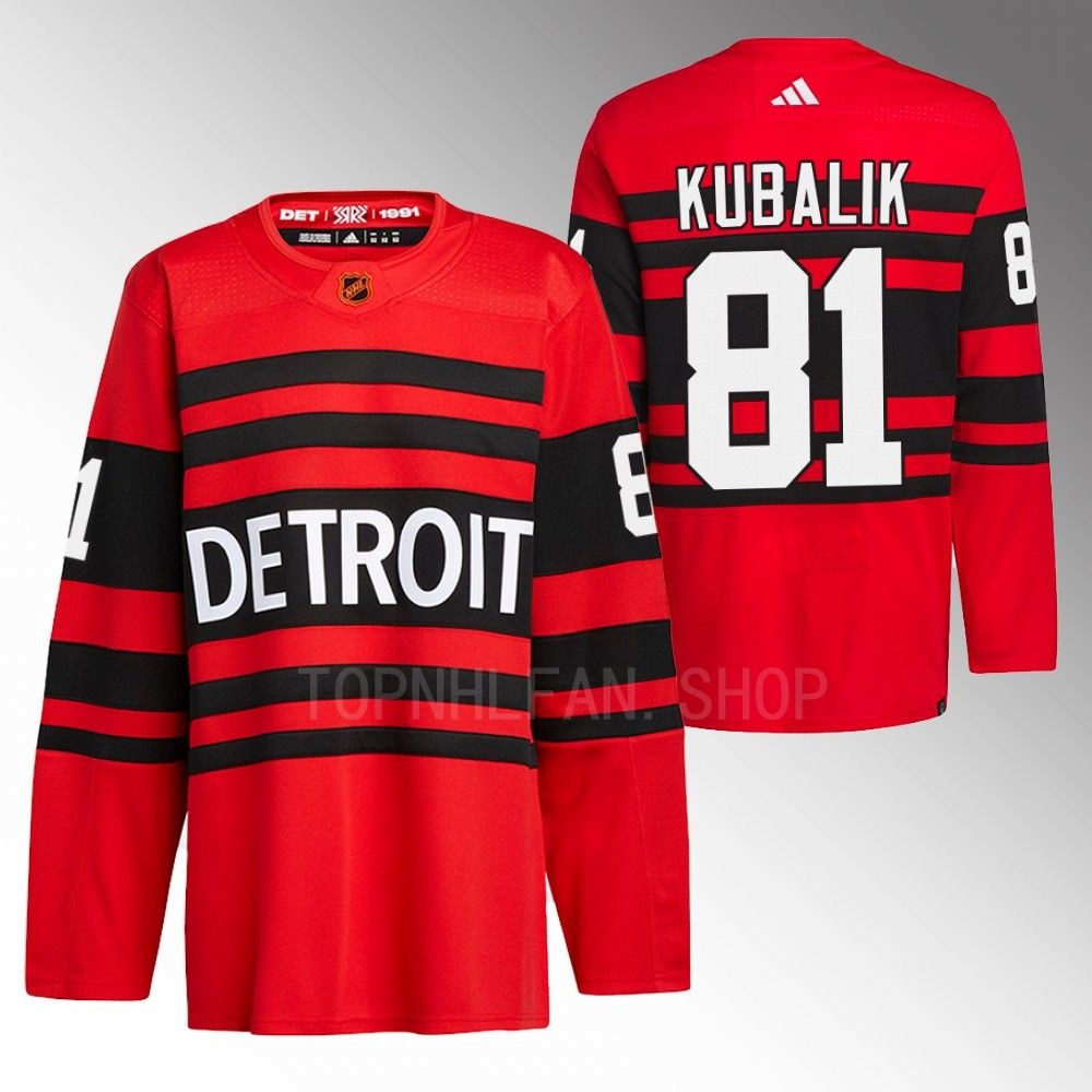 2022 Detroit Red Wings Dominik Kubalik Red Reverse Retro 2.0 Authentic Pro Jersey