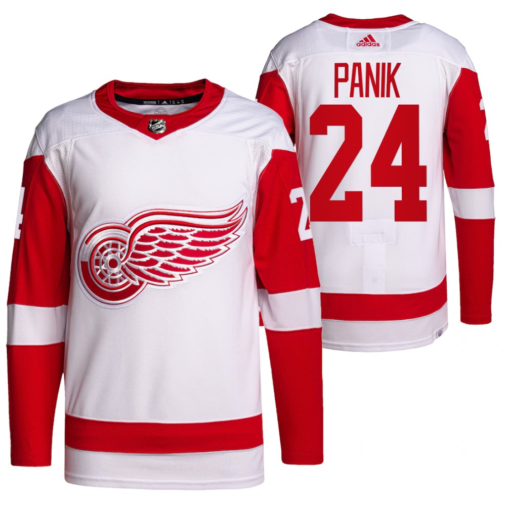 2022 Detroit Red Wings Richard Panik White Away Primegreen Authentic Pro Jersey