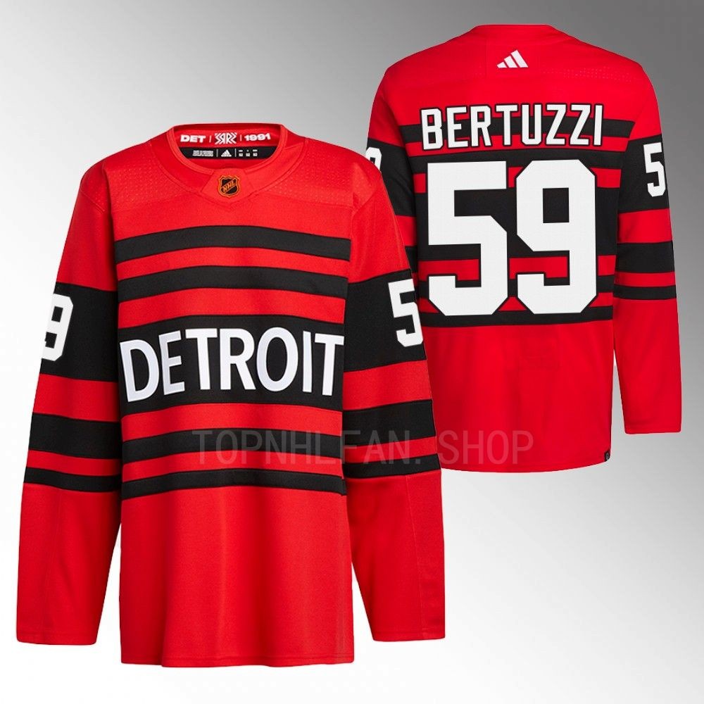 2022 Detroit Red Wings Tyler Bertuzzi Red Reverse Retro 2.0 Authentic Pro Jersey