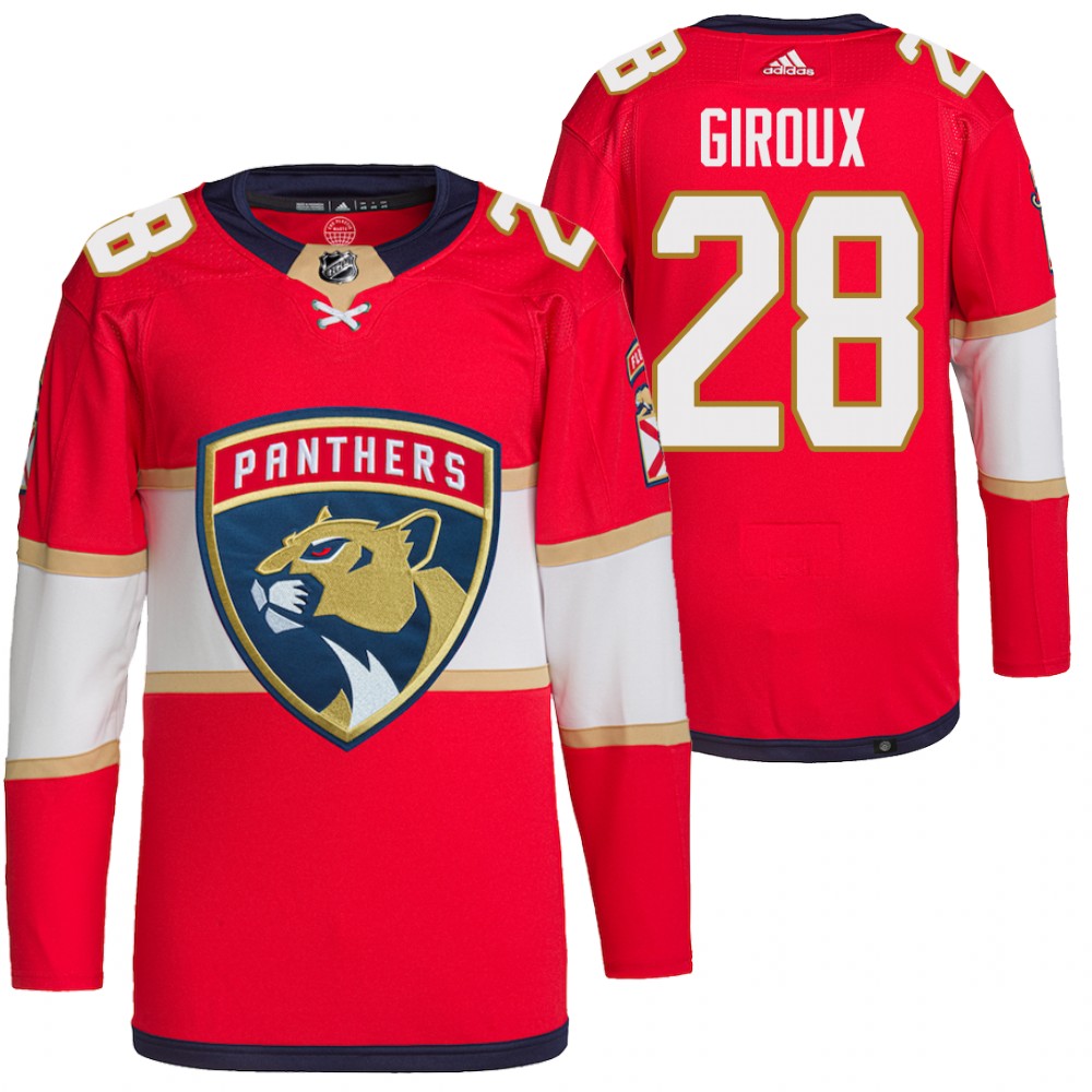 2022 Florida Panthers Claude Giroux Red Home Authentic Primegreen Jersey