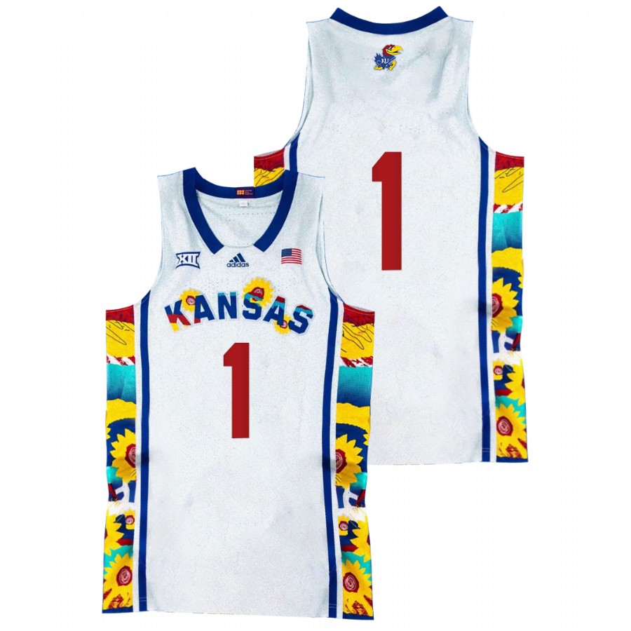 2022 Kansas Jayhawks Sunflower Showdown Basketball Jersey Men