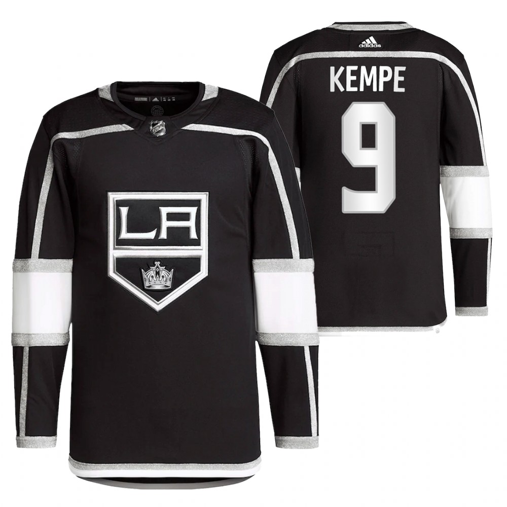 2022 Los Angeles Kings Adrian Kempe Black Home Primegreen Authentic Pro Jersey