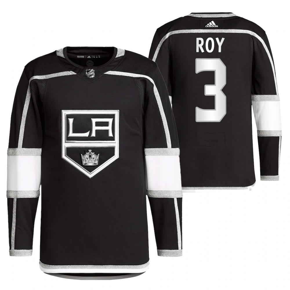2022 Los Angeles Kings Matt Roy Black Home Primegreen Authentic Pro Jersey