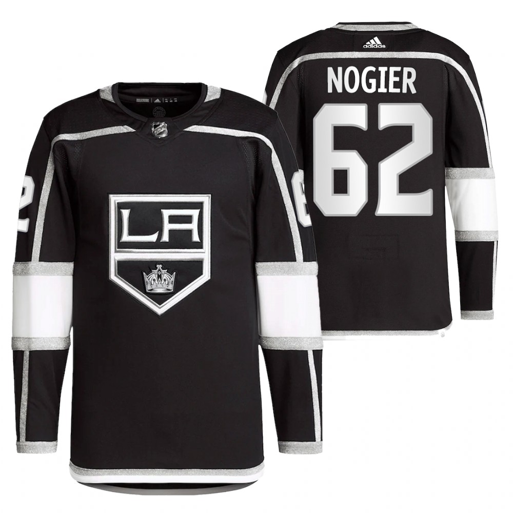 2022 Los Angeles Kings Nelson Nogier Black Home Primegreen Authentic Pro Jersey