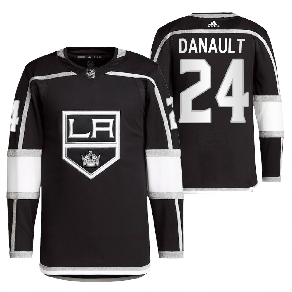 2022 Los Angeles Kings Phillip Danault Black Home Primegreen Authentic Pro Jersey
