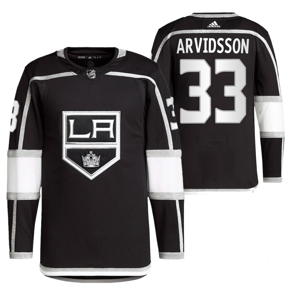 2022 Los Angeles Kings Viktor Arvidsson Black Home Primegreen Authentic Pro Jersey