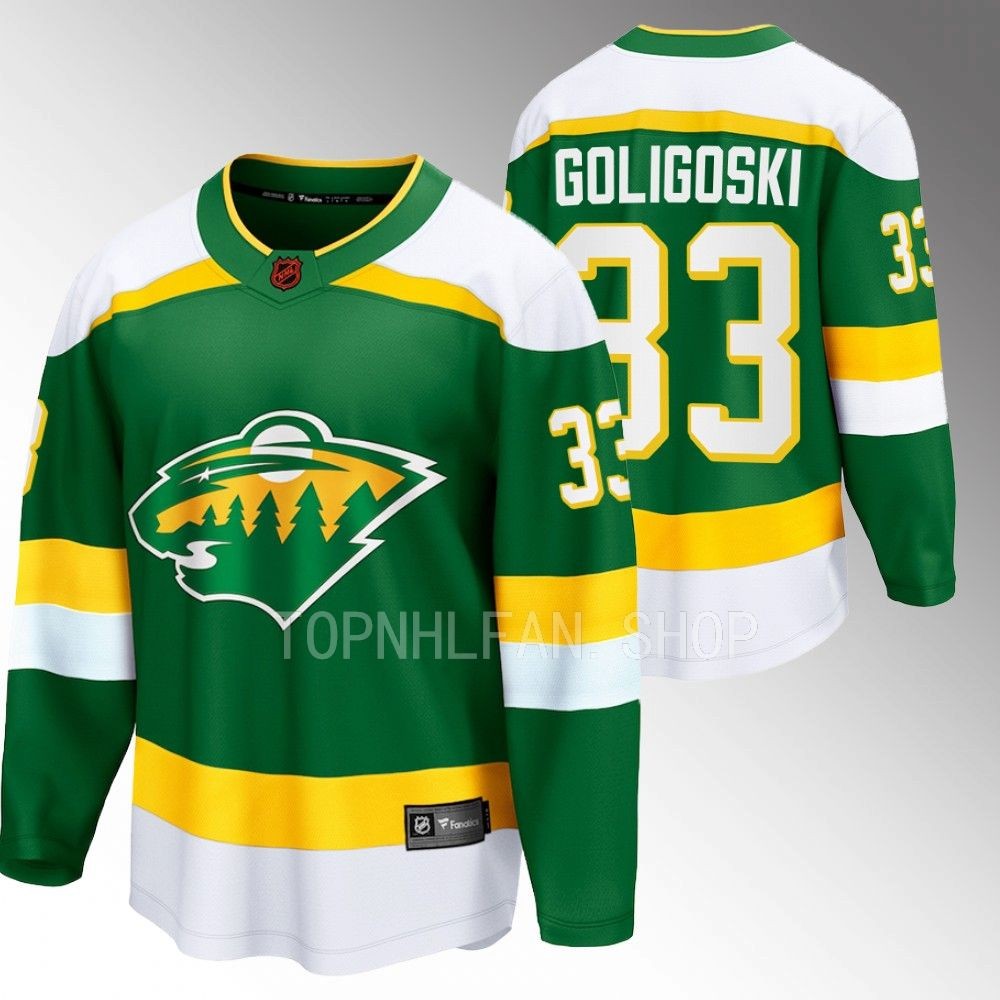 2022 Minnesota Wild Alex Goligoski Special Edition 2.0 Green Breakaway Jersey