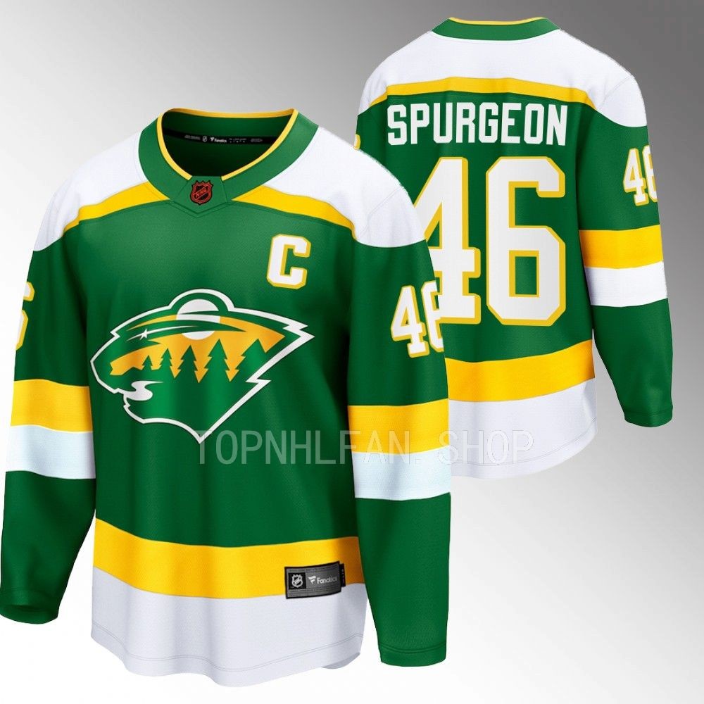 2022 Minnesota Wild Jared Spurgeon Special Edition 2.0 Green Breakaway Jersey