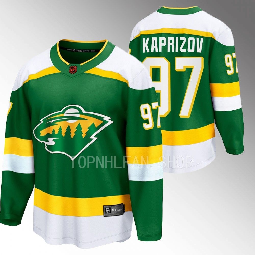 2022 Minnesota Wild Kirill Kaprizov Special Edition 2.0 Green Breakaway Jersey