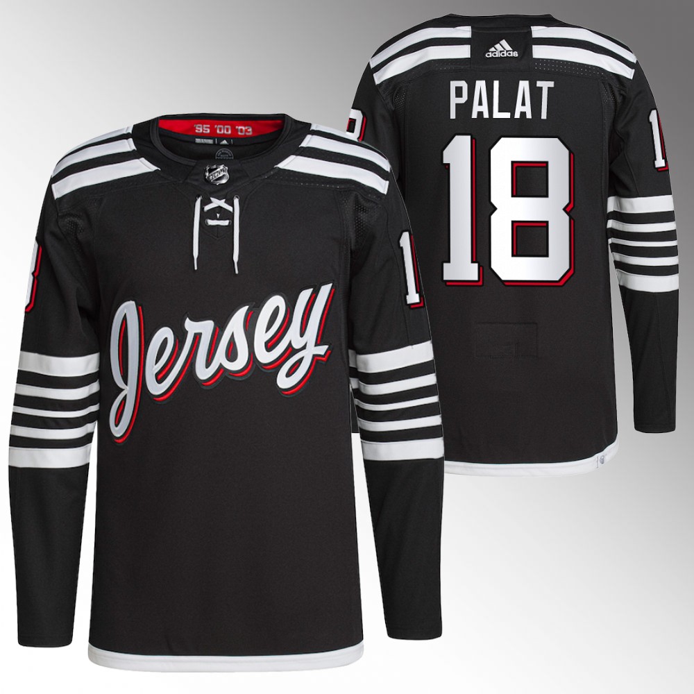 2022 New Jersey Devils Ondrej Palat Black Primegreen Authentic Alternate Jersey