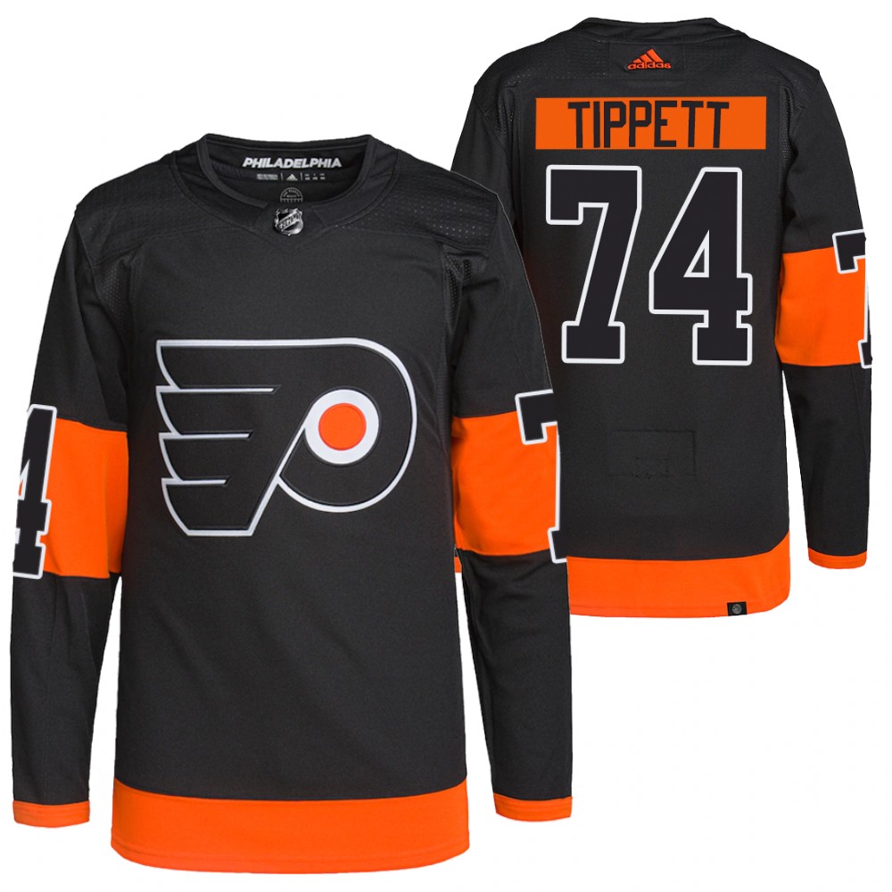 2022 Philadelphia Flyers Owen Tippett Black Alternate Authentic Primegreen Jersey