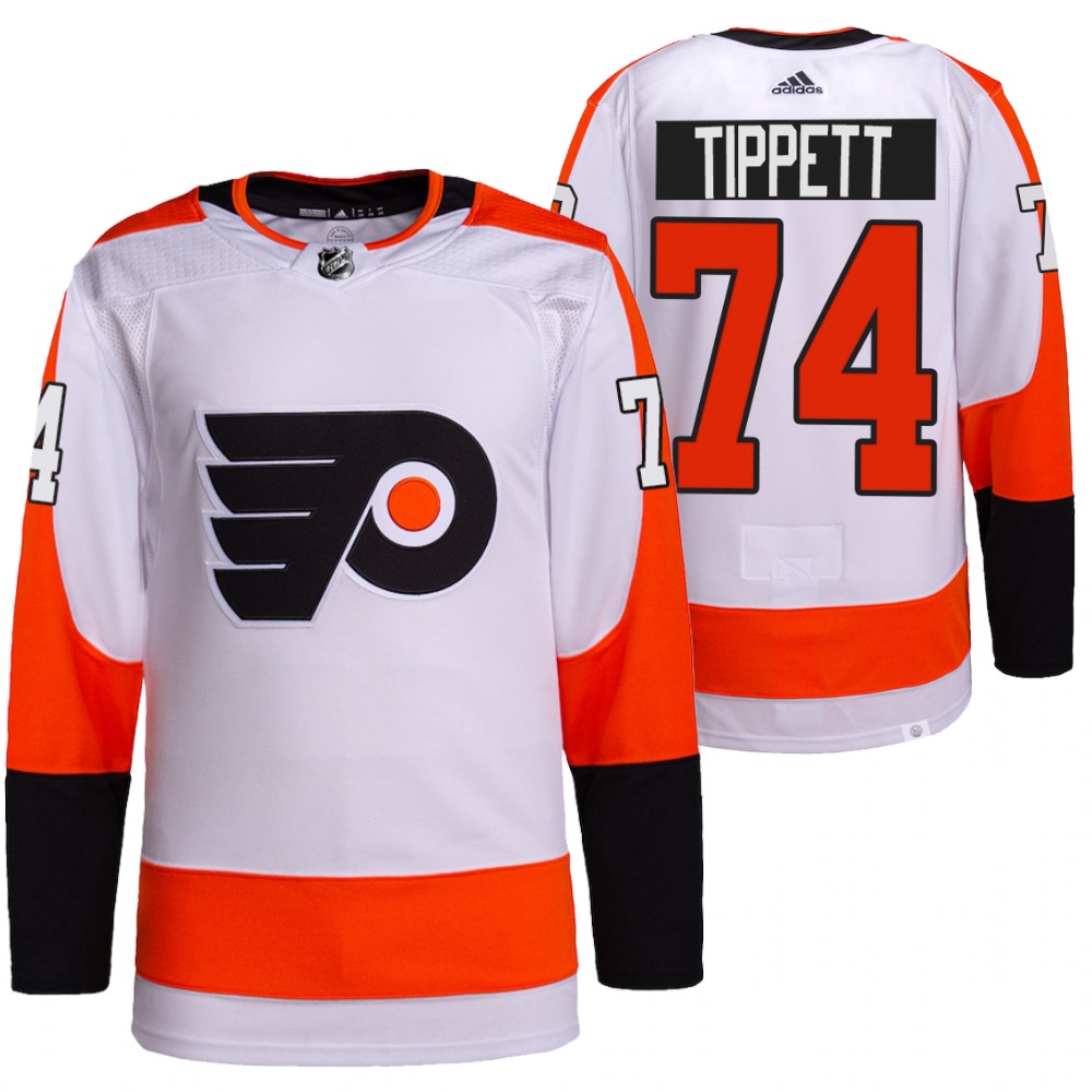 2022 Philadelphia Flyers Owen Tippett White Away Authentic Primegreen Jersey