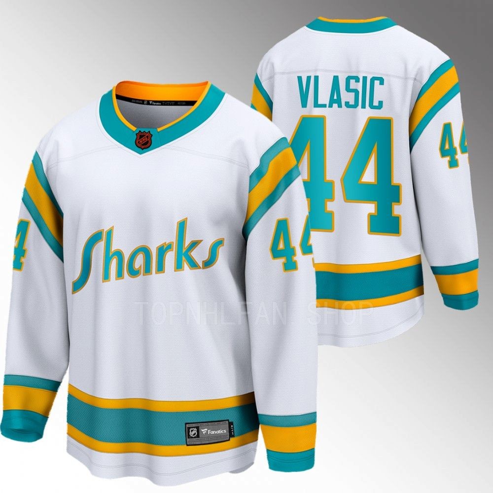 2022 San Jose Sharks Marc-Edouard Vlasic Special Edition 2.0 White Breakaway Player Jersey