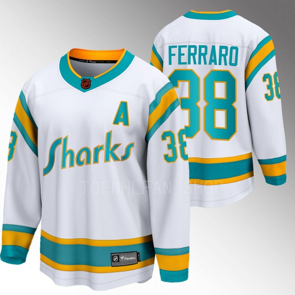 2022 San Jose Sharks Mario Ferraro Special Edition 2.0 White Breakaway Player Jersey