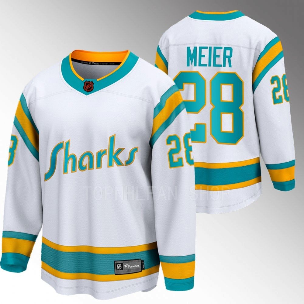 2022 San Jose Sharks Timo Meier Special Edition 2.0 White Breakaway Player Jersey