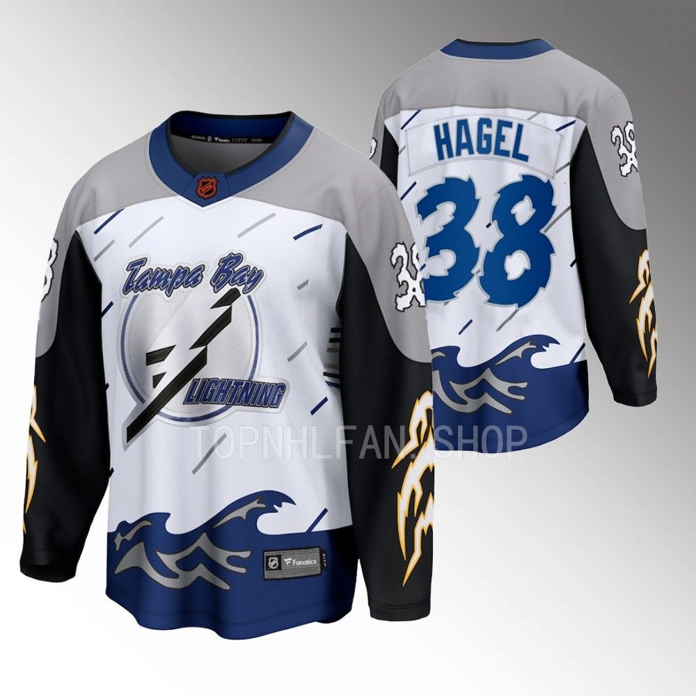 2022 Tampa Bay Lightning Brandon Hagel Special Edition 2.0 White Breakaway Jersey
