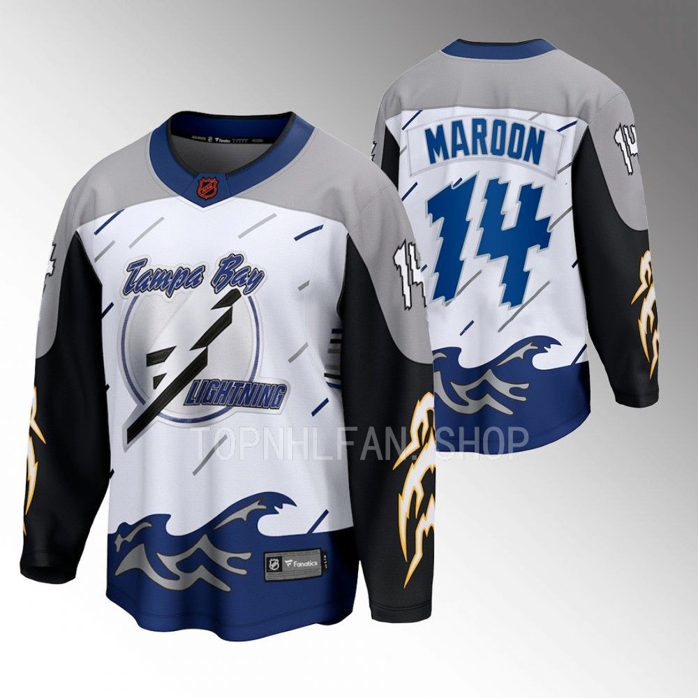 2022 Tampa Bay Lightning Patrick Maroon Special Edition 2.0 White Breakaway Jersey