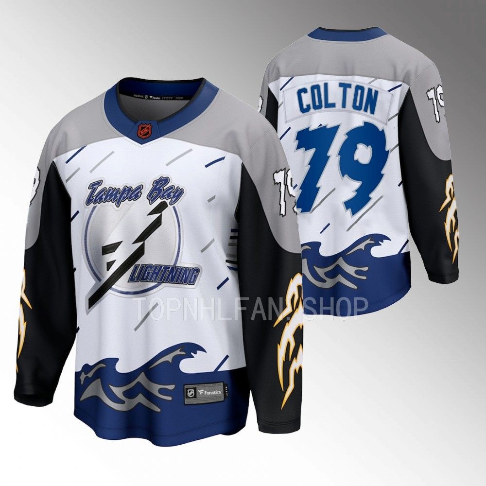 2022 Tampa Bay Lightning Ross Colton Special Edition 2.0 White Breakaway Jersey
