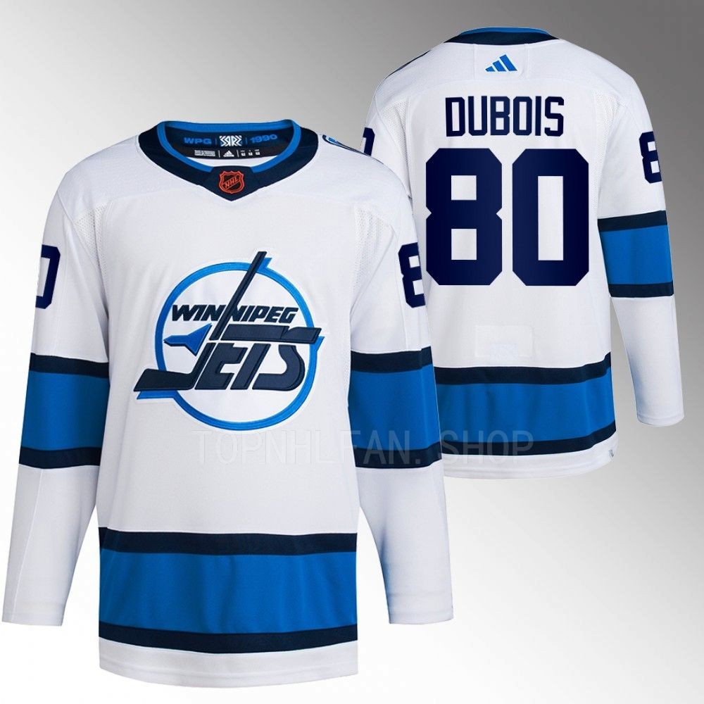 2022 Winnipeg Jets Pierre-Luc Dubois Reverse Retro 2.0 White Authentic Primegreen Jersey