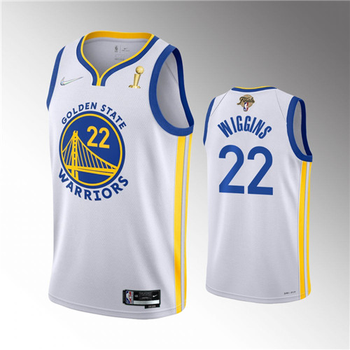 2022 nba finals champions golden state warriors white association jersey