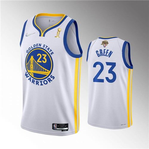 2022 nba finals champions golden state warriors white association jersey