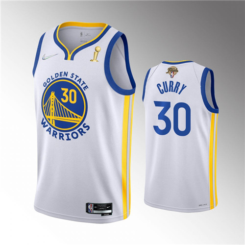2022 nba finals champions golden state warriors white association jersey