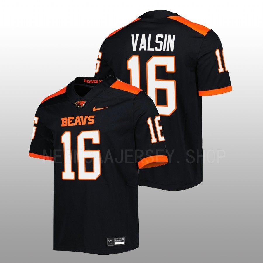 2022 oregon state beavers jimmy valsin black untouchable football jersey