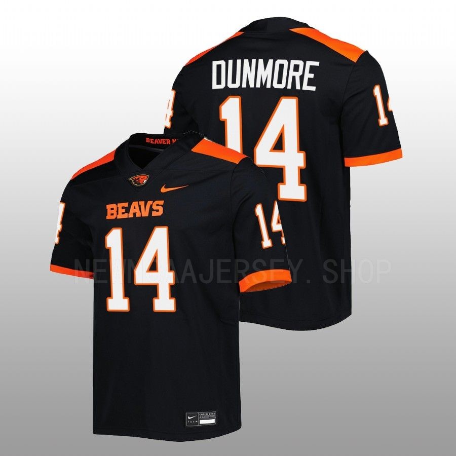 2022 oregon state beavers john dunmore black untouchable football jersey