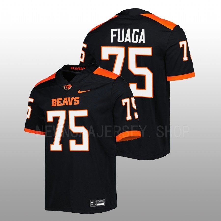 2022 oregon state beavers taliese fuaga black untouchable football jersey