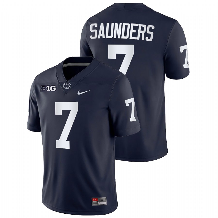 2022 penn state nittany lions kaden saunders navy college football game jersey
