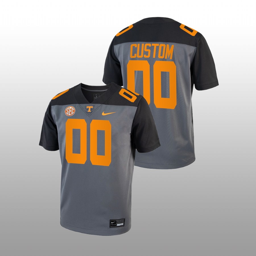 2022 tennessee volunteers custom grey alternate smokey grey series youth jersey