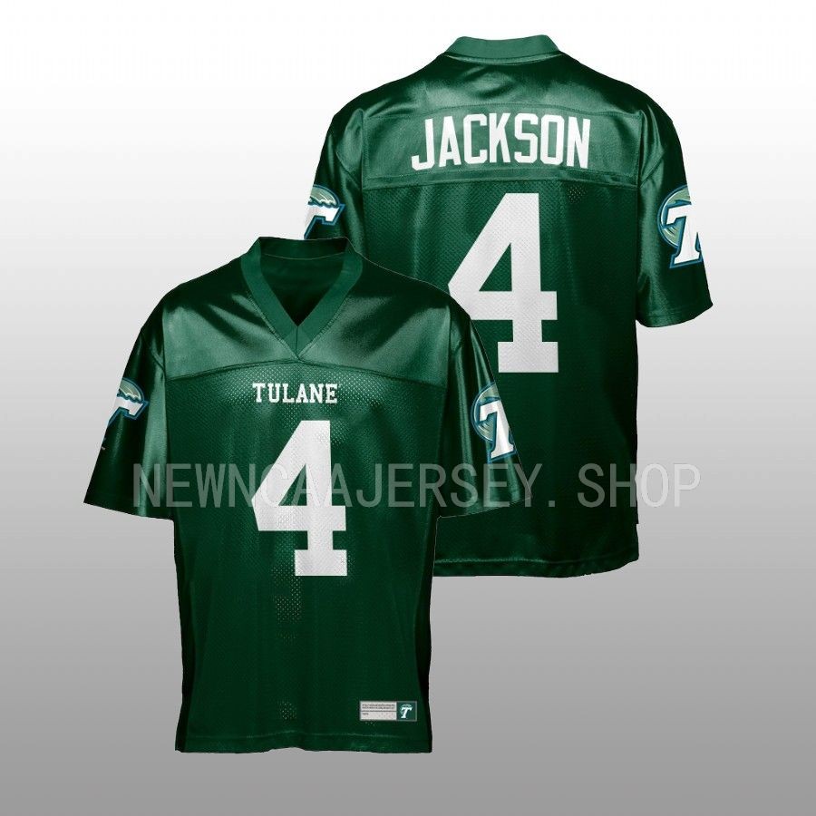 2022 tulane green wave jha'quan jackson green college football men jersey