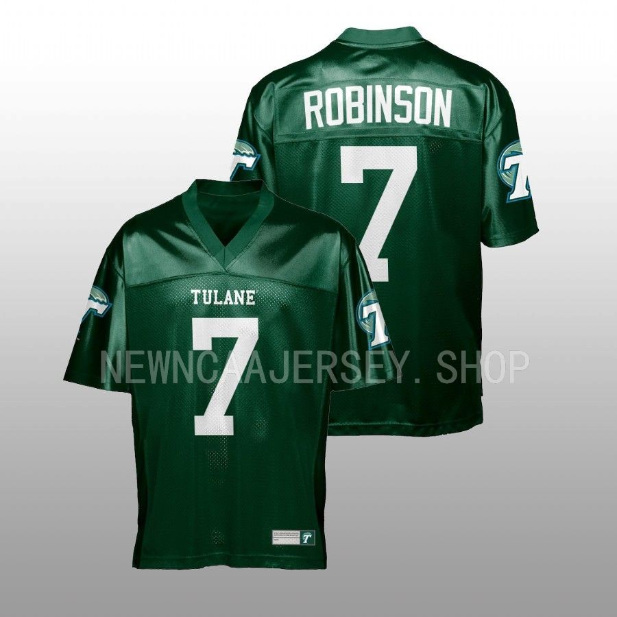 2022 tulane green wave lance robinson green college football men jersey